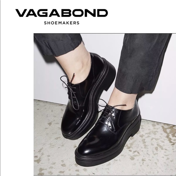 patent leather platform oxfords